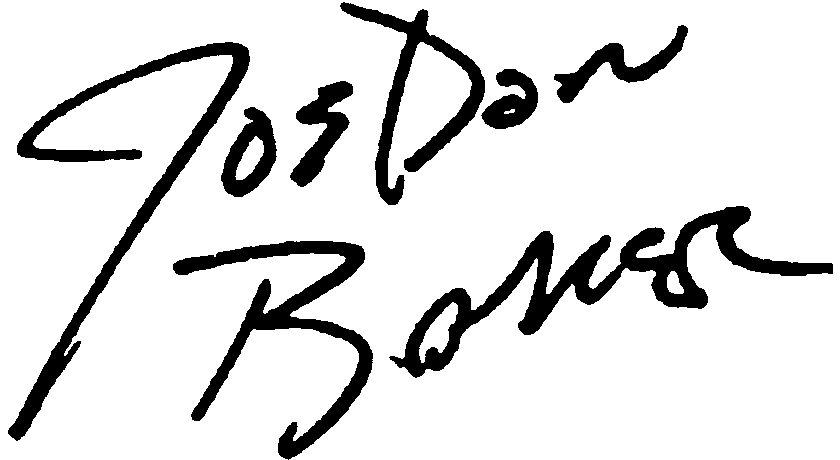 Joe Don Baker autograph facsimile