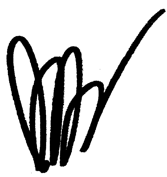 Drew Barrymore autograph facsimile