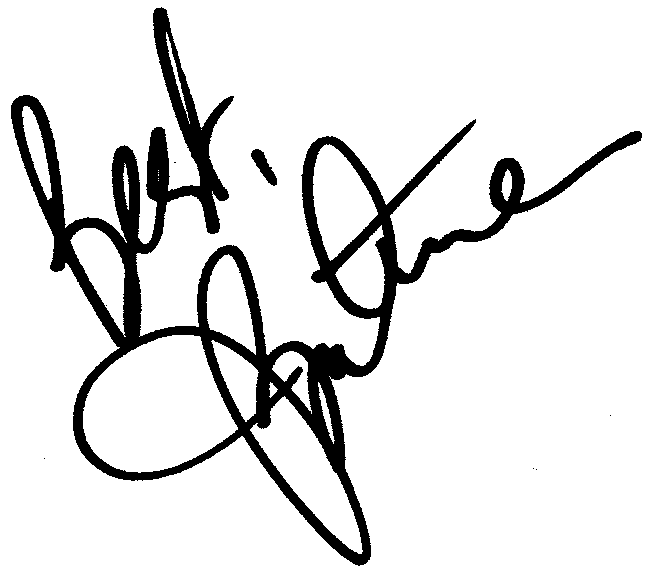 Justine Bateman autograph facsimile