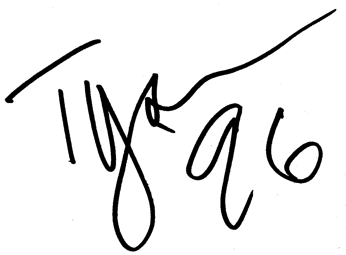 Tyson Beckford autograph facsimile