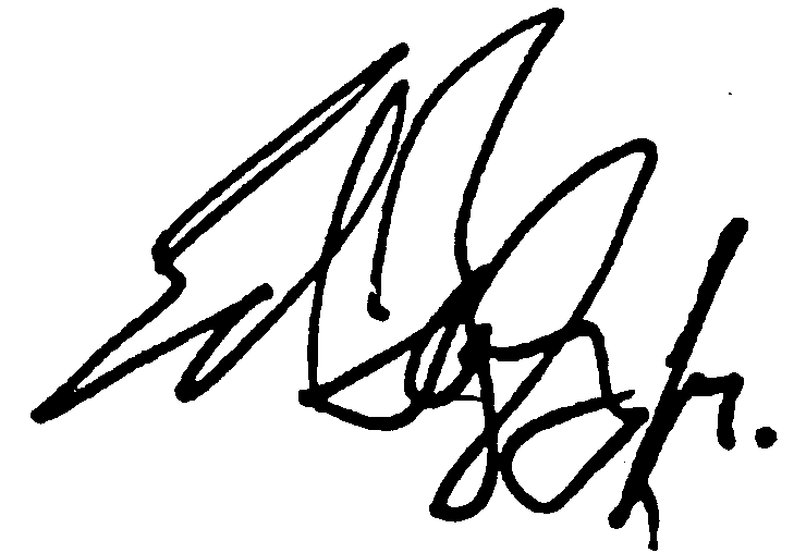 Ed Begley, Jr. autograph facsimile