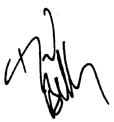 David Bellamy autograph facsimile