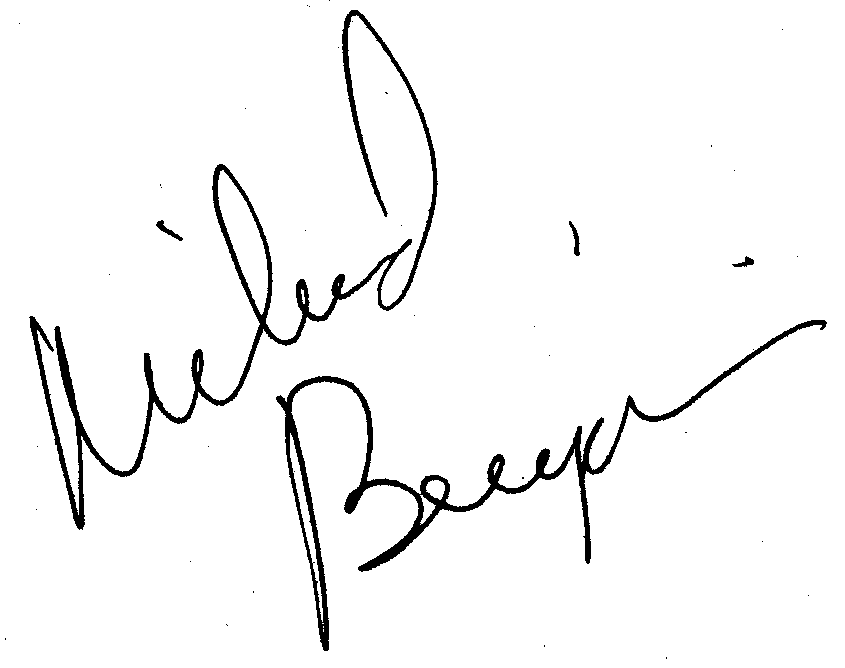 Richard Benjamin autograph facsimile