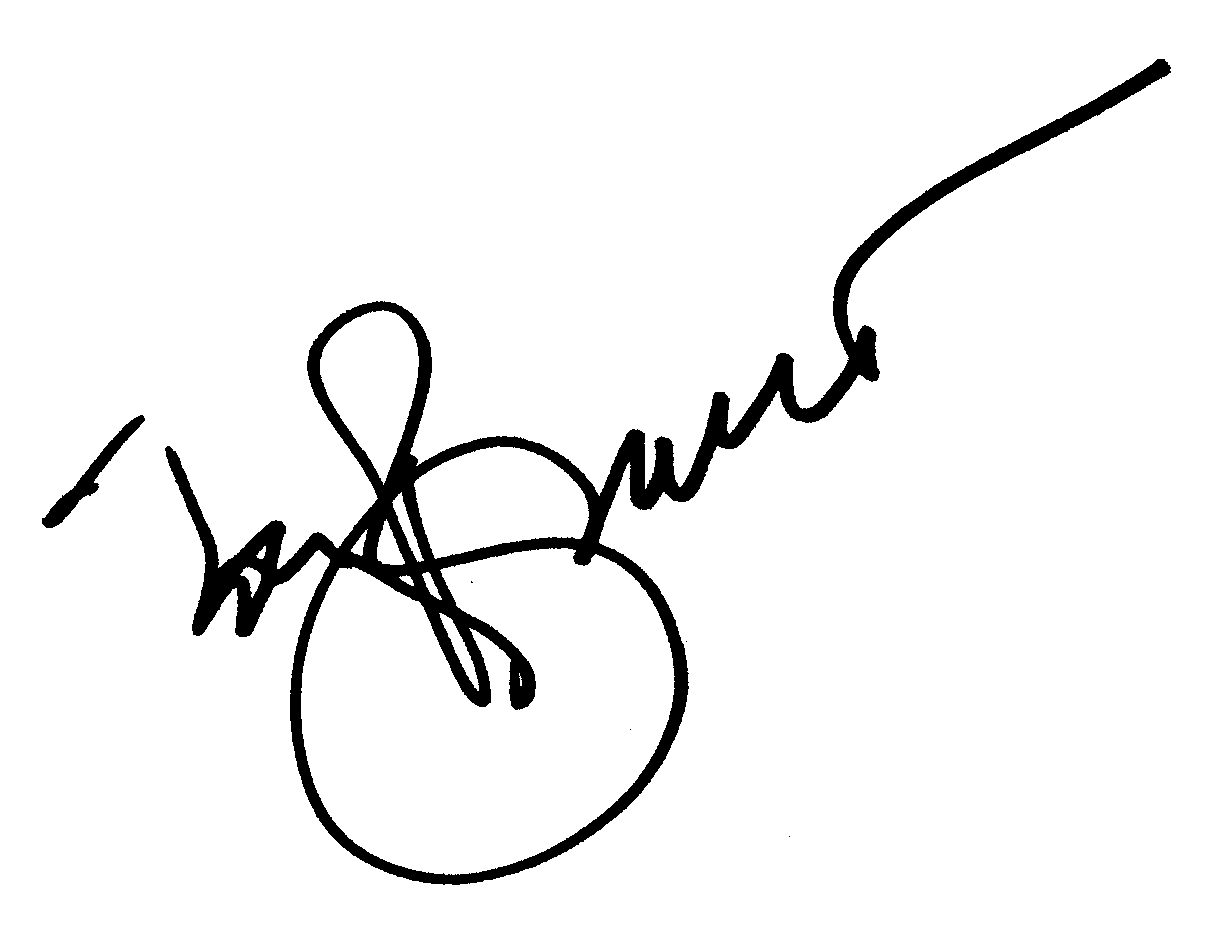 Tony Bennett autograph facsimile