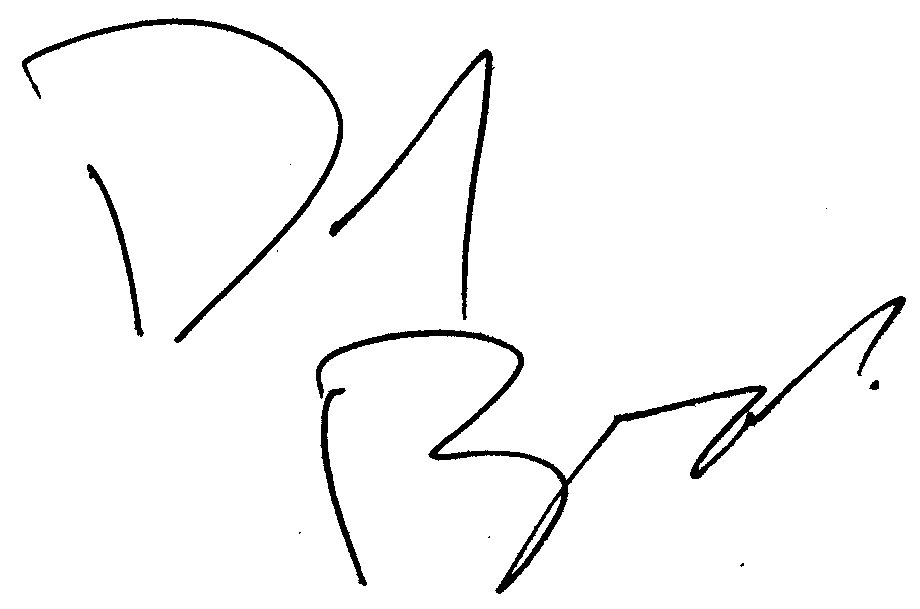 Daniel Benzali autograph facsimile