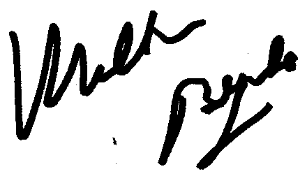 Milton Berle autograph facsimile