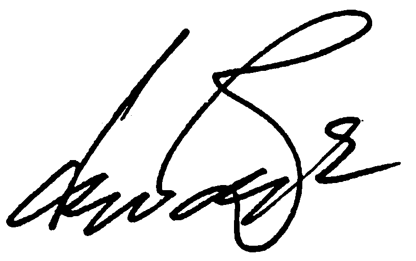 Leonard Bernstein autograph facsimile