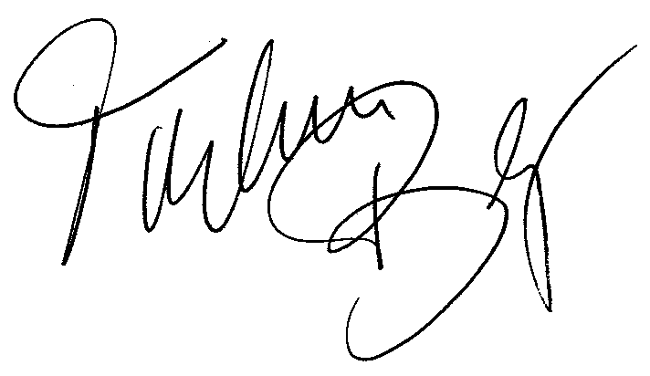 Turhan Bey autograph facsimile