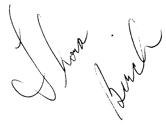 Thora Birch autograph facsimile