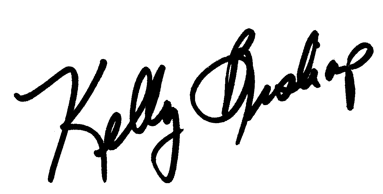 Kelly Bishop autograph facsimile