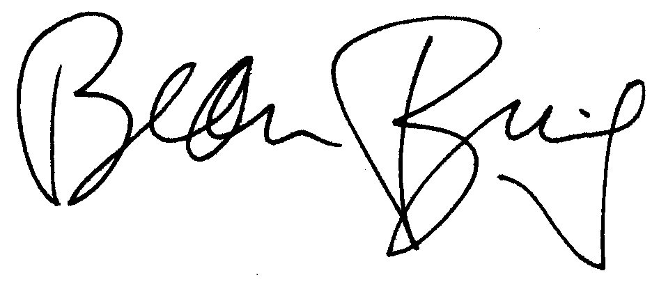 Beau Bridges autograph facsimile