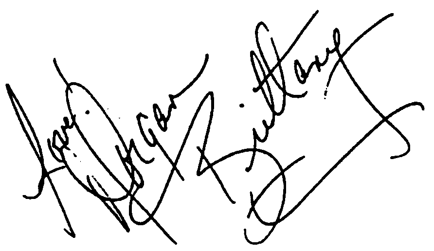 Morgan Brittany autograph facsimile