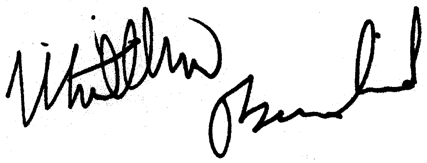 Matthew Broderick autograph facsimile