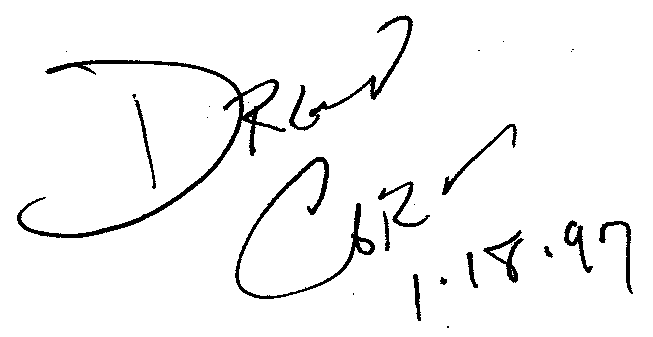 Drew Carey autograph facsimile