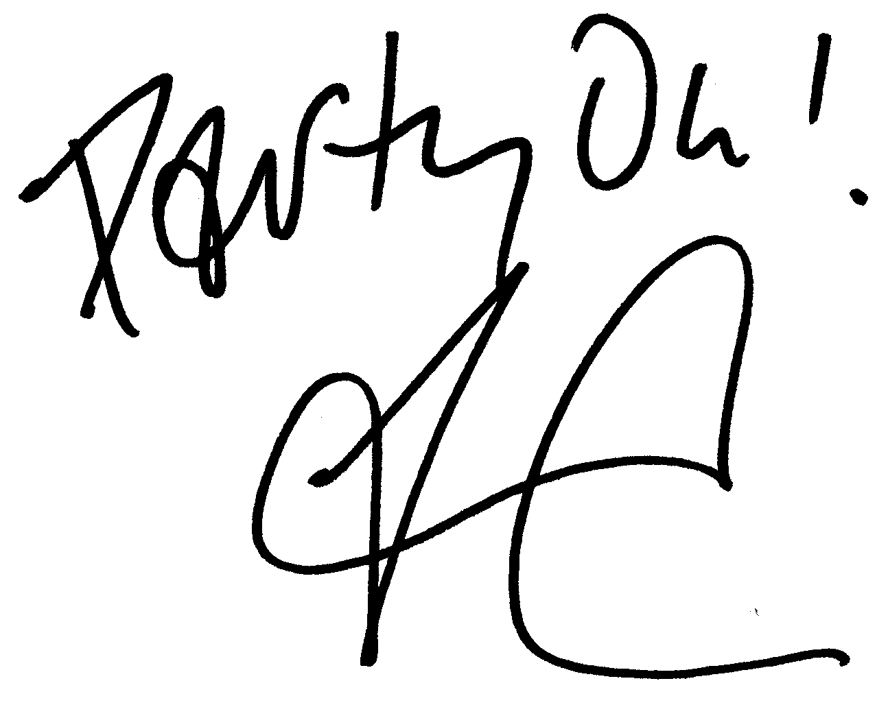 Autograph World Tia Carrere Facsimile