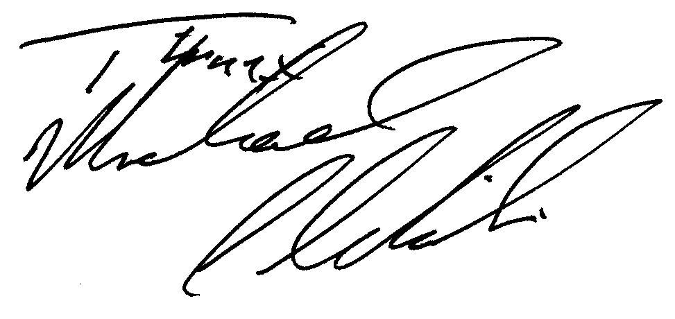 Michael Chiklis autograph facsimile