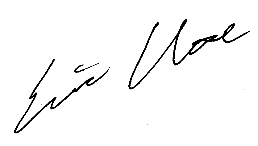 Eric Close autograph facsimile