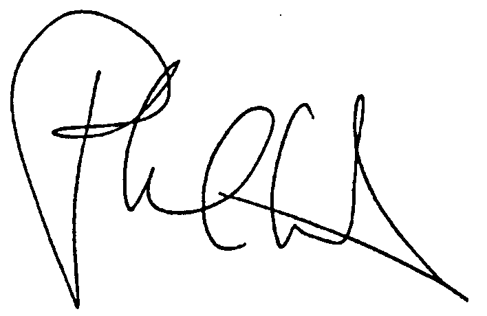 Phil Collins autograph facsimile