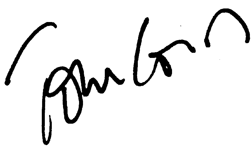 Tom Conti autograph facsimile