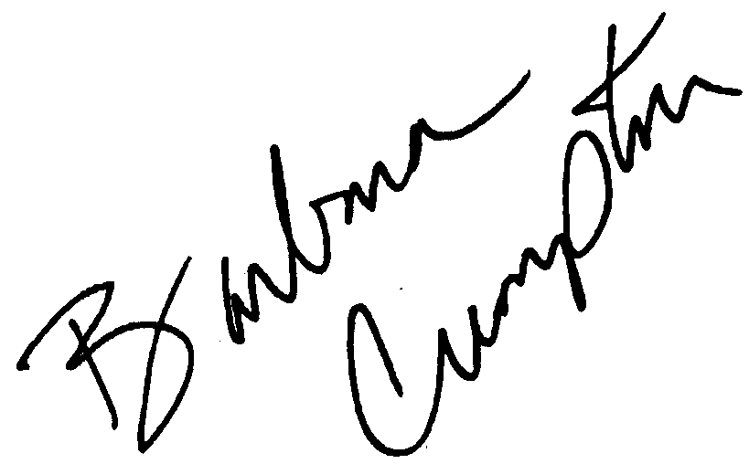 Barbara Crampton autograph facsimile