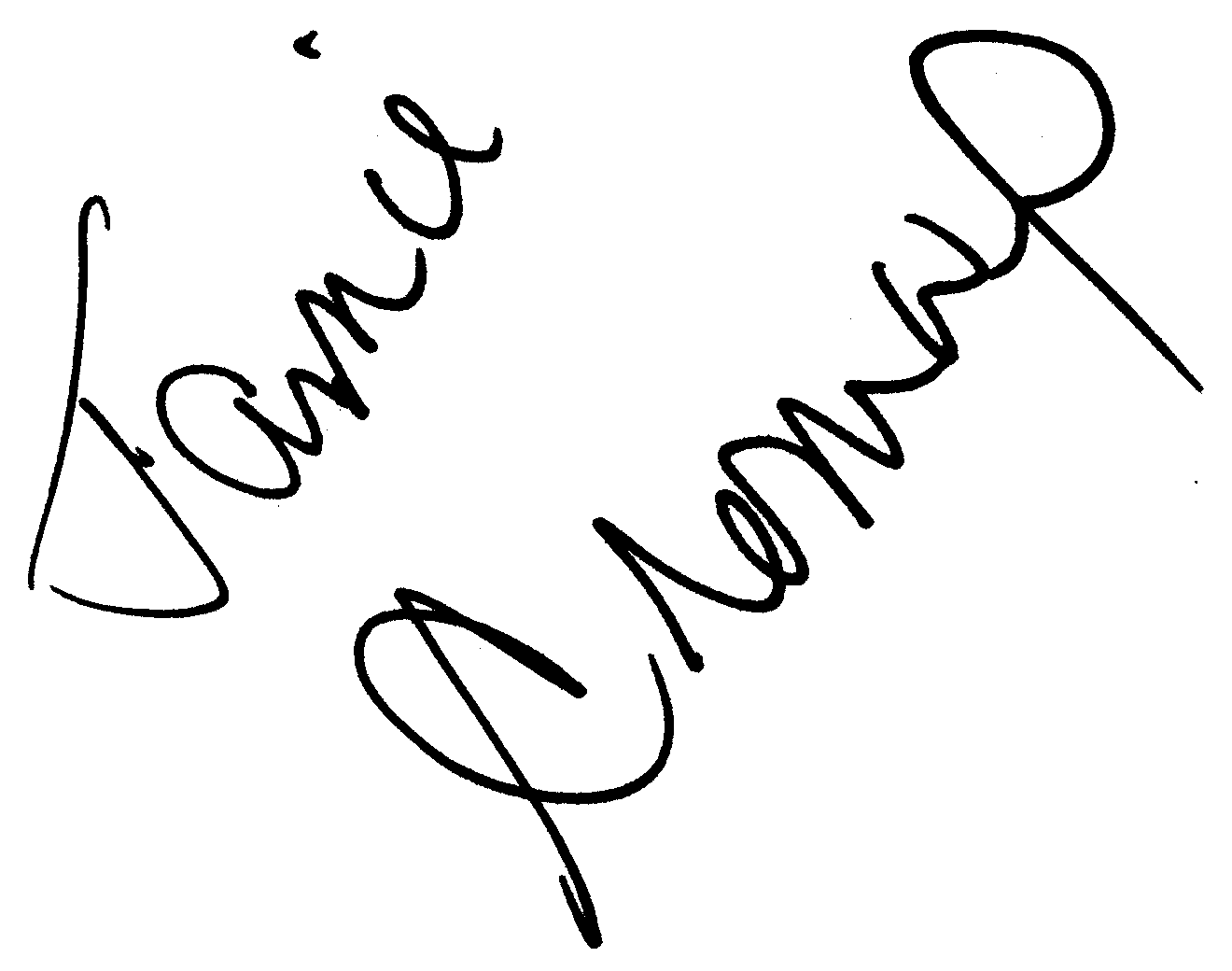James Cromwell autograph facsimile
