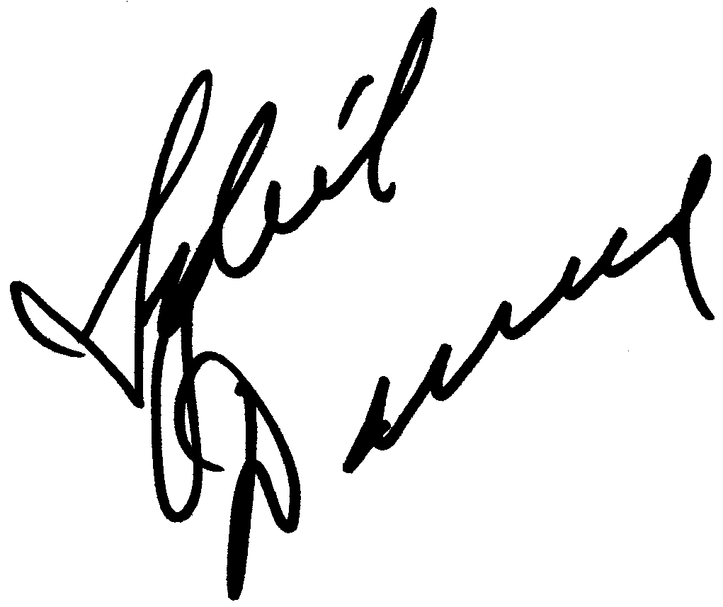 Sybil Danning autograph facsimile