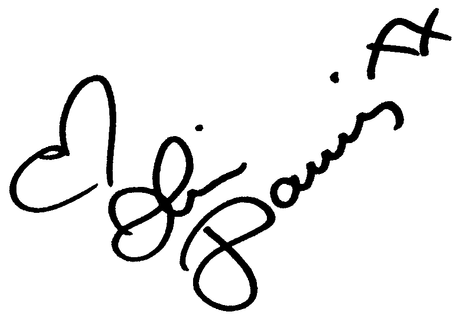 Kimberley Davies autograph facsimile