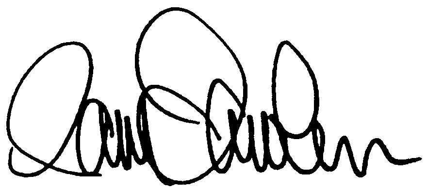Pam Dawber autograph facsimile