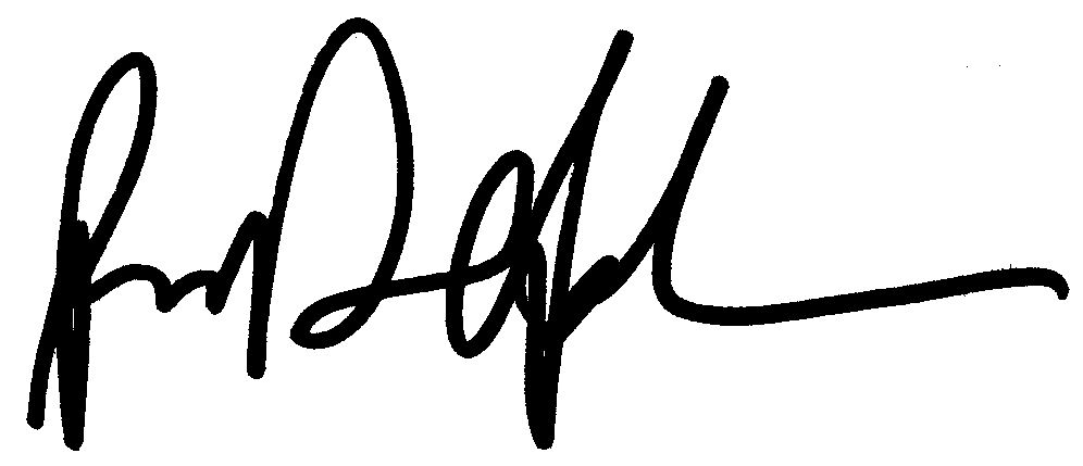 Brian DePalma autograph facsimile