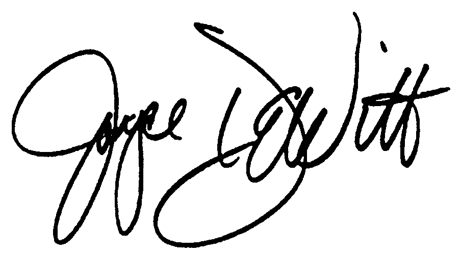 Joyce DeWitt autograph facsimile
