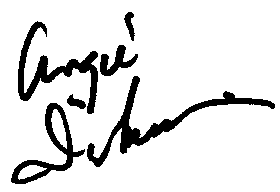 Angie Dickinson autograph facsimile