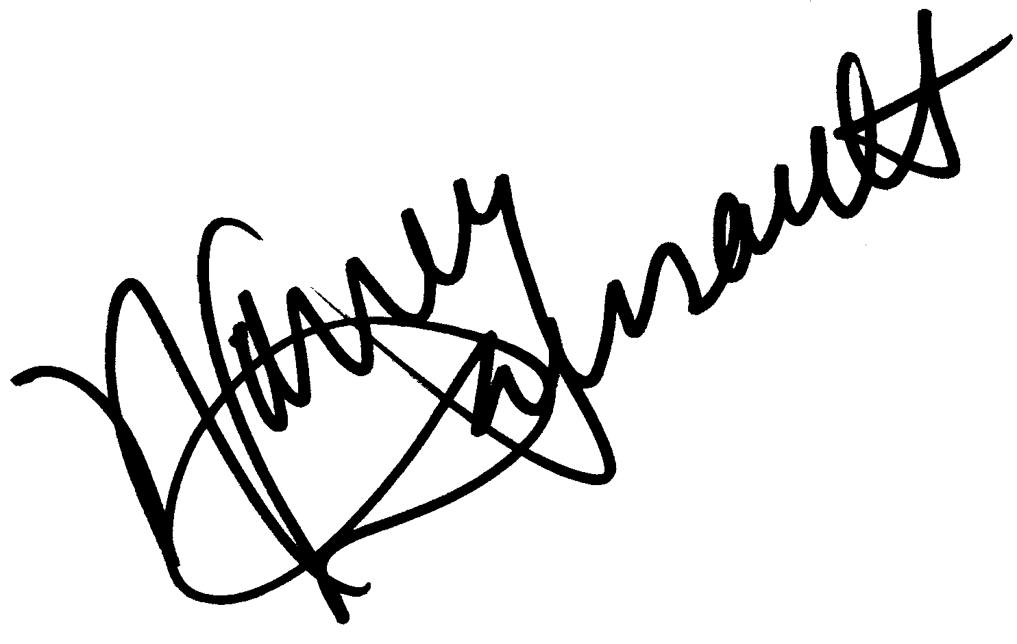 Nancy Dussault autograph facsimile