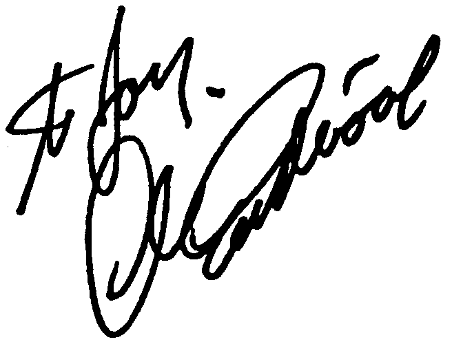 Clint Eastwood autograph facsimile