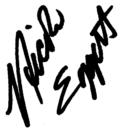 Nicole Eggert autograph facsimile
