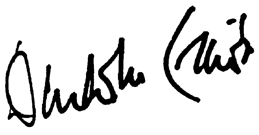 Denholm Elliott autograph facsimile