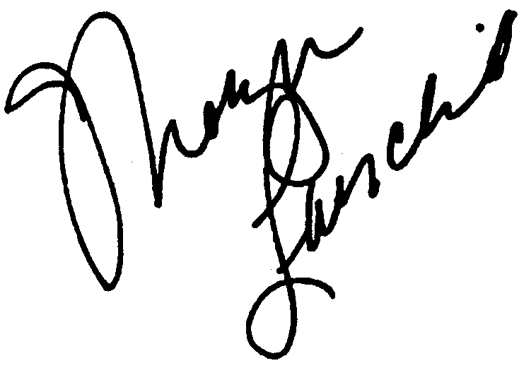 Morgan Fairchild autograph facsimile