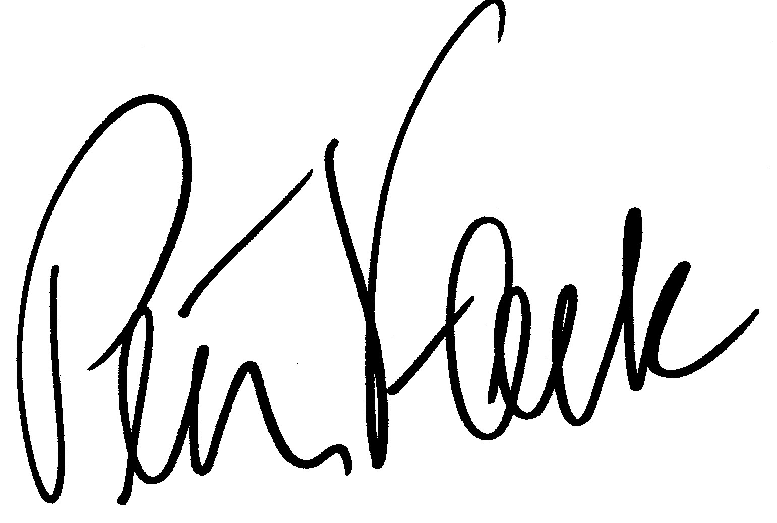 Peter Falk autograph facsimile