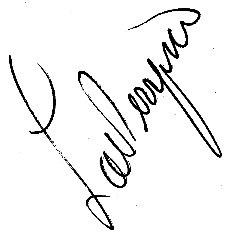 Lou Ferrigno autograph facsimile