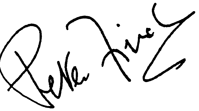 Peter Finch autograph facsimile