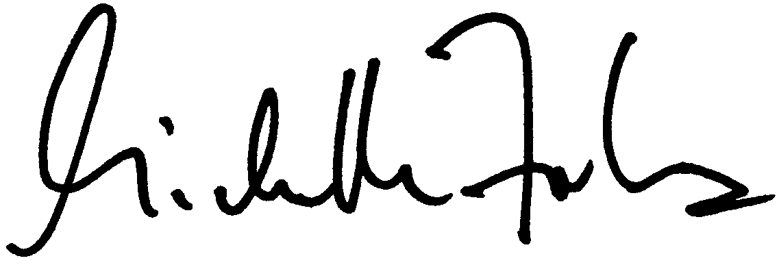 Michelle Forbes autograph facsimile