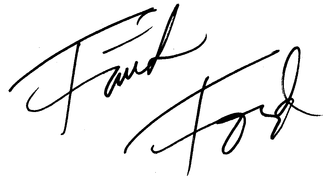 Faith Ford autograph facsimile