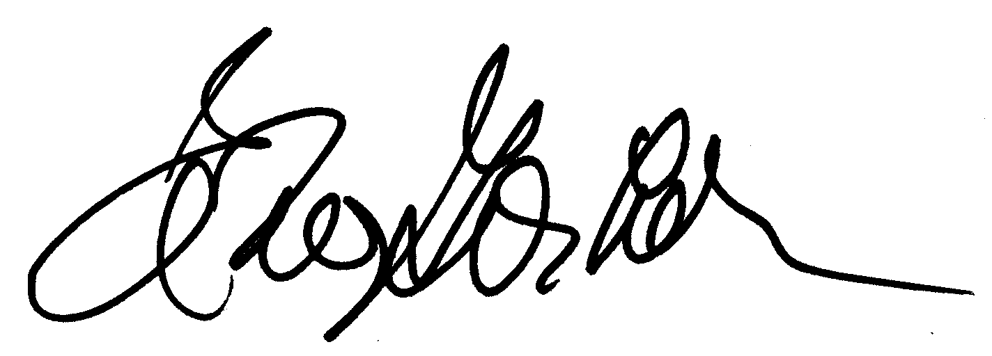 Eva Gabor autograph facsimile