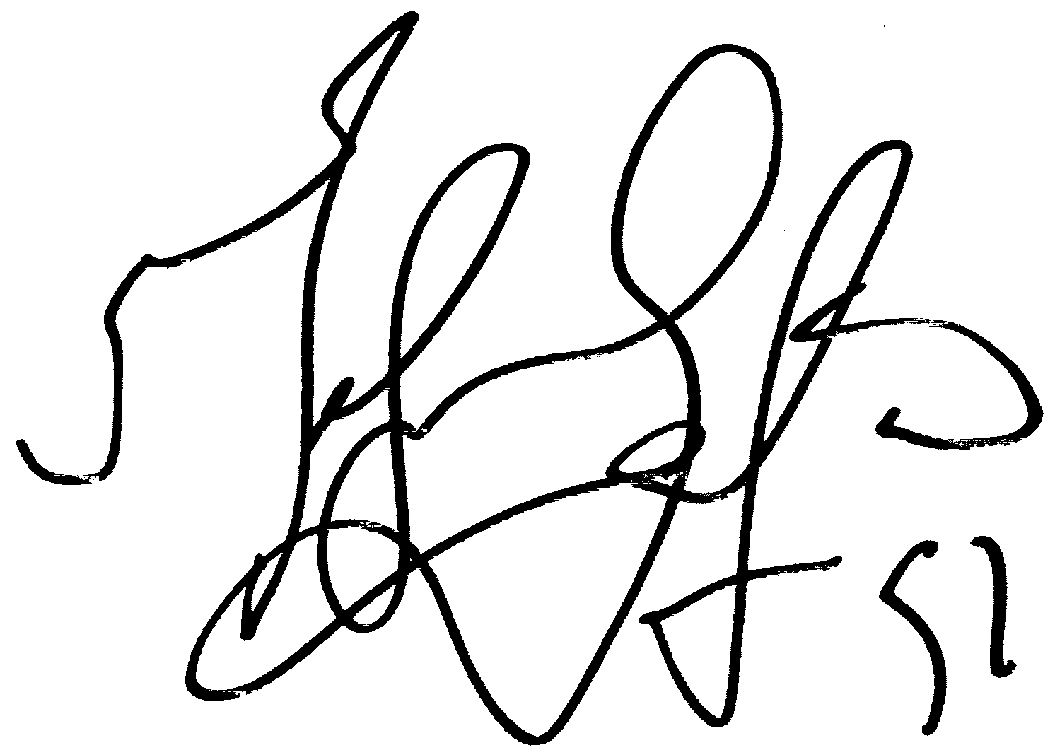 Mel Gibson autograph facsimile