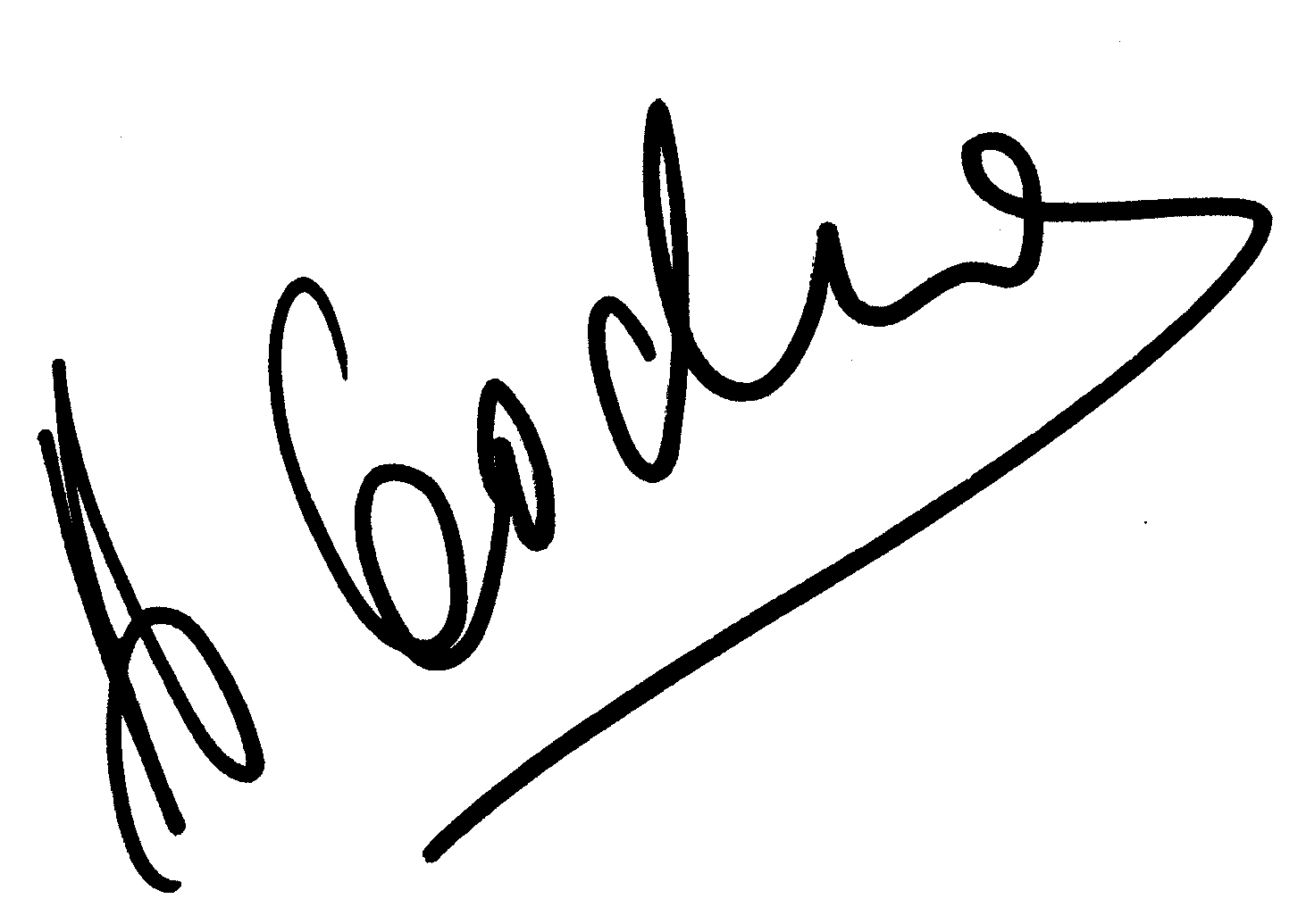 Alexander Godunov autograph facsimile