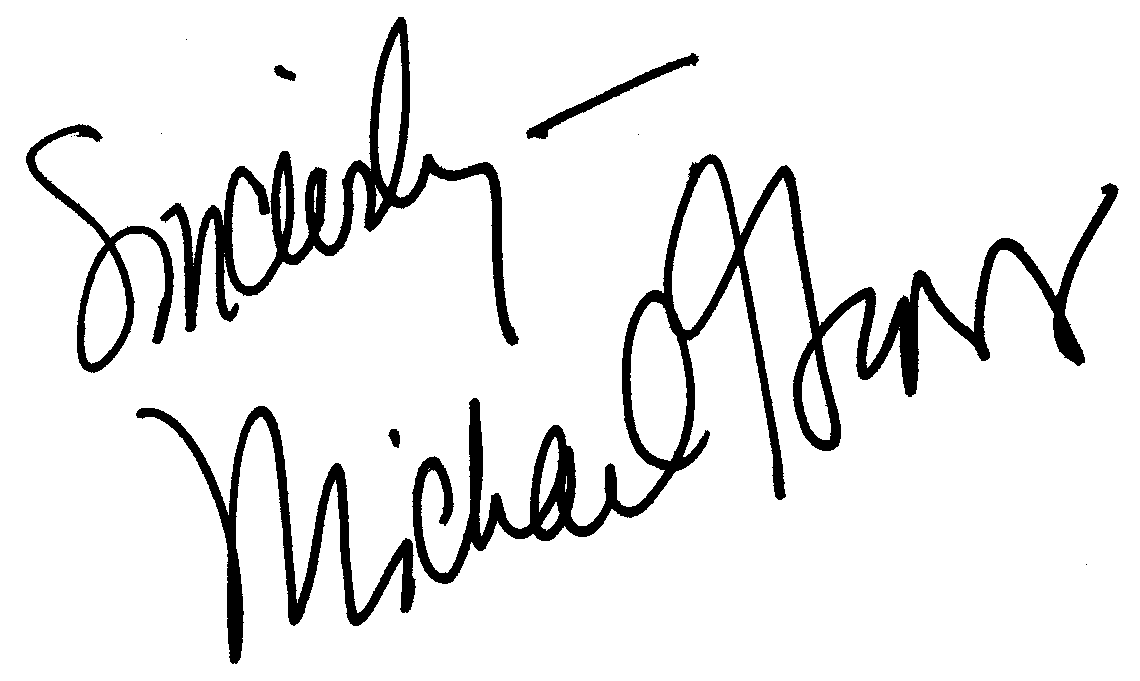 Michael Gross autograph facsimile