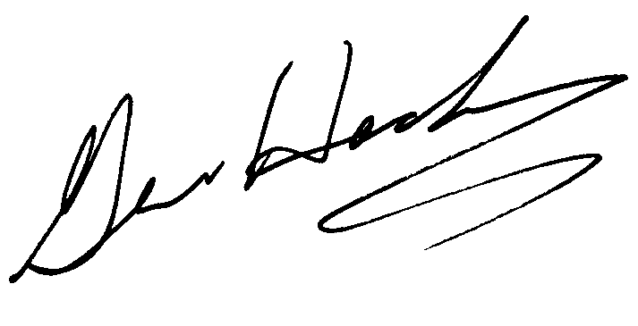 Gene Hackman autograph facsimile