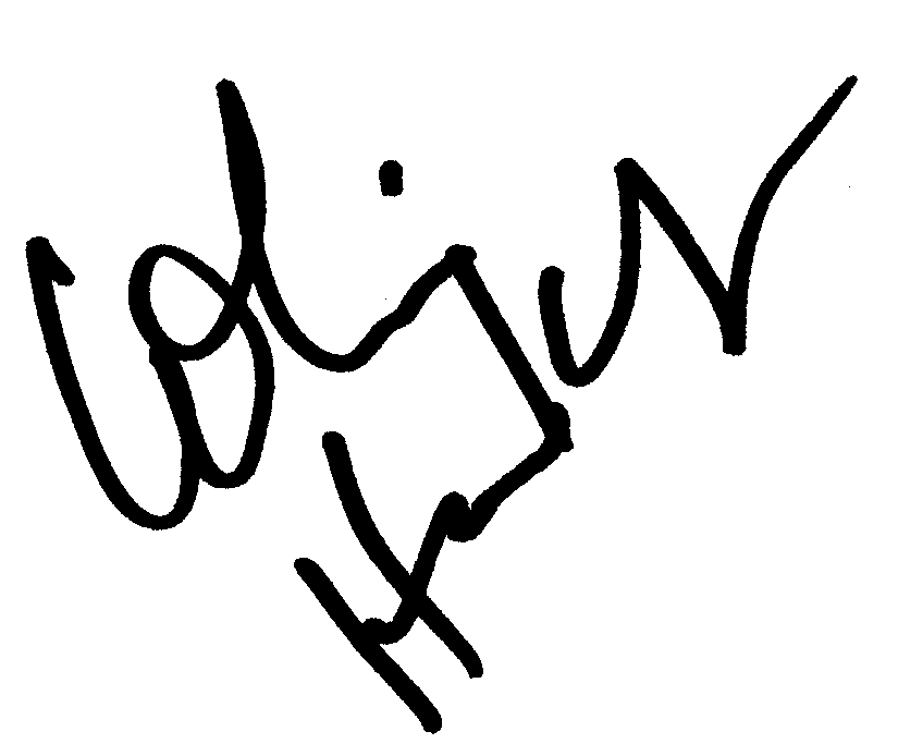 Colin Hanks autograph facsimile
