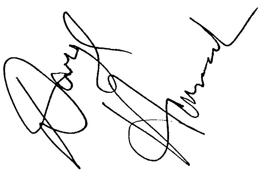 Darryl Hannah autograph facsimile