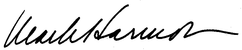 Mark Harmon autograph facsimile