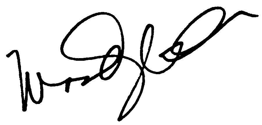 Woody Harrelson autograph facsimile
